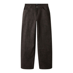 LMTD Zebra Twill Brede Bukser - Chocolate Brown
