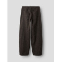 LMTD Zebra Twill Brede Bukser - Chocolate Brown