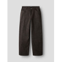 LMTD Zebra Twill Brede Bukser - Chocolate Brown
