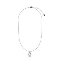 PIECES Marie Halskæde - Silver Colour