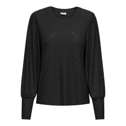 JDY Cathinka L/S Bellsleeve Top - Sort