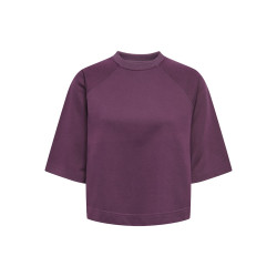 ONLY Dasie 2/4 Raglan Sweatshirt - Mauve Wine