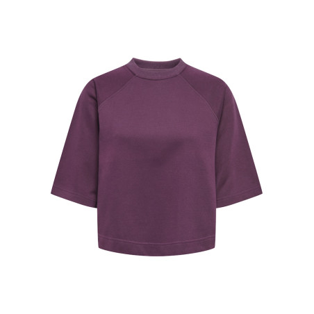 ONLY Dasie 2/4 Raglan Sweatshirt - Mauve Wine