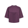 ONLY Dasie 2/4 Raglan Sweatshirt - Mauve Wine
