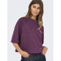ONLY Dasie 2/4 Raglan Sweatshirt - Mauve Wine