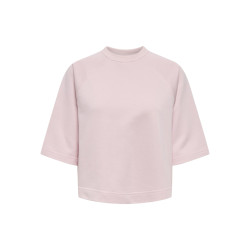 ONLY Dasie 2/4 Raglan Sweatshirt - Chalk Pink