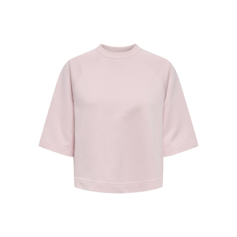 ONLY Dasie 2/4 Raglan Sweatshirt - Chalk Pink