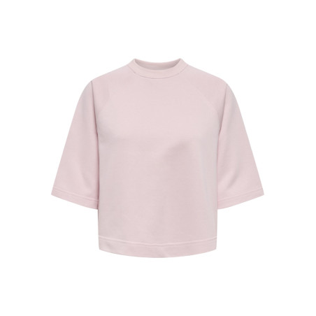ONLY Dasie 2/4 Raglan Sweatshirt - Chalk Pink