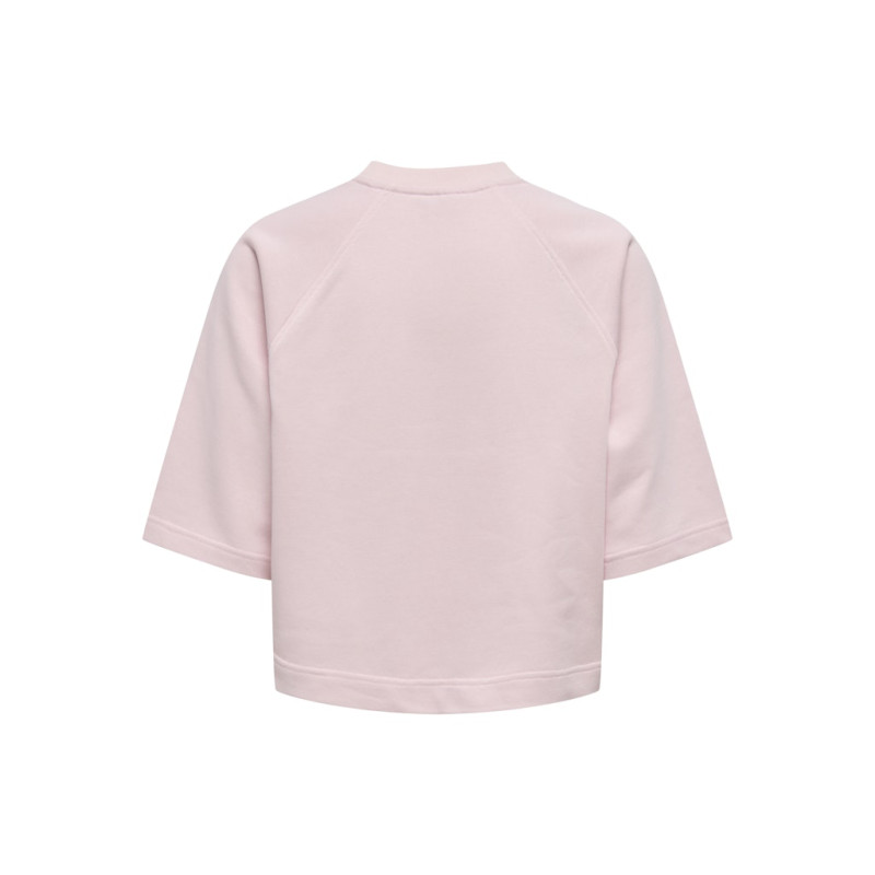 ONLY Dasie 2/4 Raglan Sweatshirt - Chalk Pink