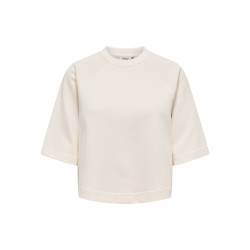 ONLY Dasie 2/4 Raglan Sweatshirt - Gardenia