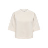 ONLY Dasie 2/4 Raglan Sweatshirt - Gardenia