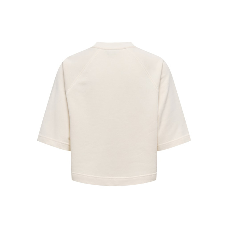 ONLY Dasie 2/4 Raglan Sweatshirt - Gardenia