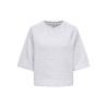 ONLY Dasie 2/4 Raglan Sweatshirt - Light Grey Melange