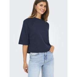 ONLY Dasie 2/4 Raglan Sweatshirt - Navy Blazer