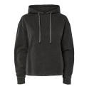 PIECES Chilli L/S Washed Hoodie - Sort