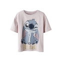 NAME IT KIDS Akun Stitch Kortærmet T-shirt - Burnished Lilac