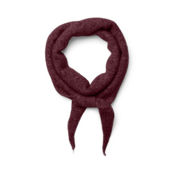 PIECES Minna Trekantet Tørklæde - Tawny Port