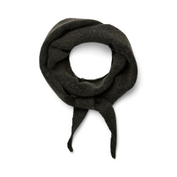 PIECES Minna Trekantet Tørklæde - Morel