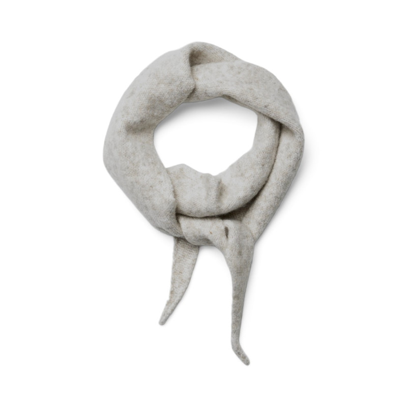 PIECES Minna Trekantet Tørklæde - Whitecap Grey