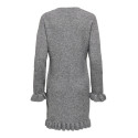 ONLY Mera L/S Strik Kjole - Medium Grey Melange