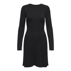 JDY Kate L/S Strik Kjole - Sort
