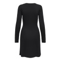 JDY Kate L/S Strik Kjole - Sort