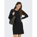 JDY Kate L/S Strik Kjole - Sort