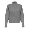 JDY Prime L/S Strik Sweater - Medium Grey Melange
