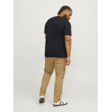 JACK & JONES PLUS Caleb Varsity T-Shirt - Sort