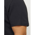 JACK & JONES PLUS Caleb Varsity T-Shirt - Sort