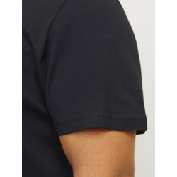 JACK & JONES PLUS Caleb Varsity T-Shirt - Sort