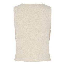 PIECES Jonda Strik Vest - Birch