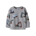 NAME IT MINI Nenean Sweatshirt - Grey Melange