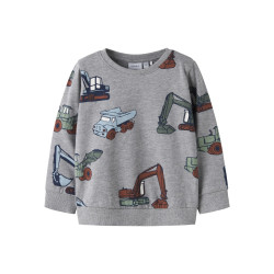NAME IT MINI Nenean Sweatshirt - Grey Melange