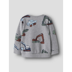 NAME IT MINI Nenean Sweatshirt - Grey Melange