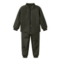 NAME IT MINI Mud Rub Quiltet Sæt - Rosin