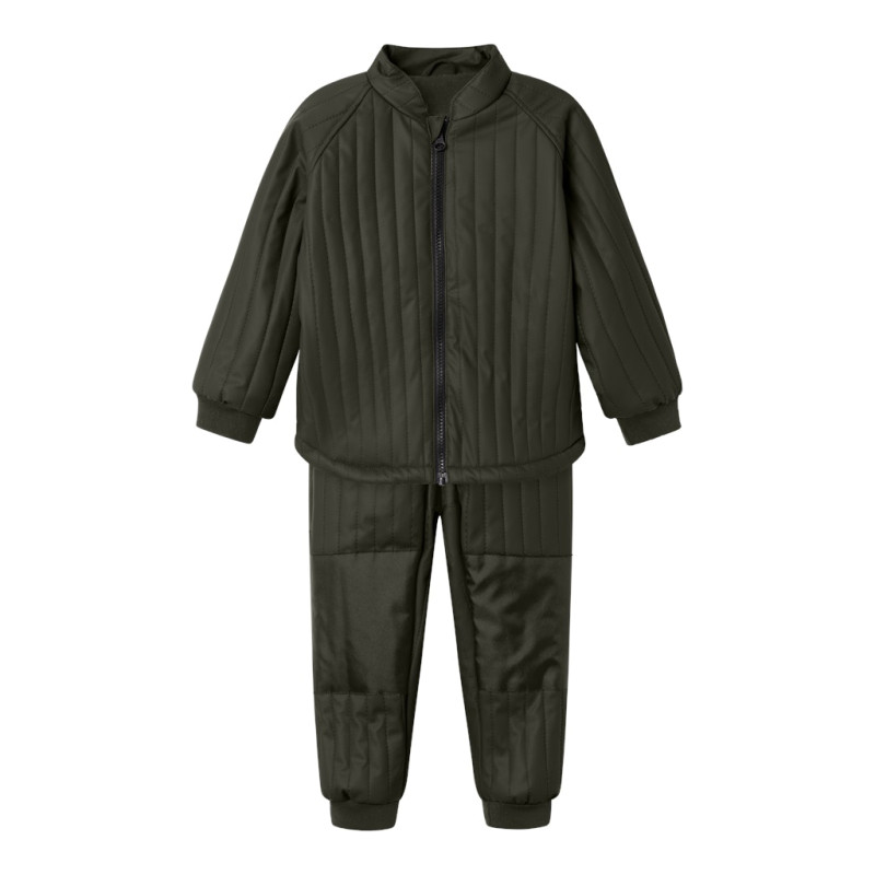 NAME IT MINI Mud Rub Quiltet Sæt - Rosin