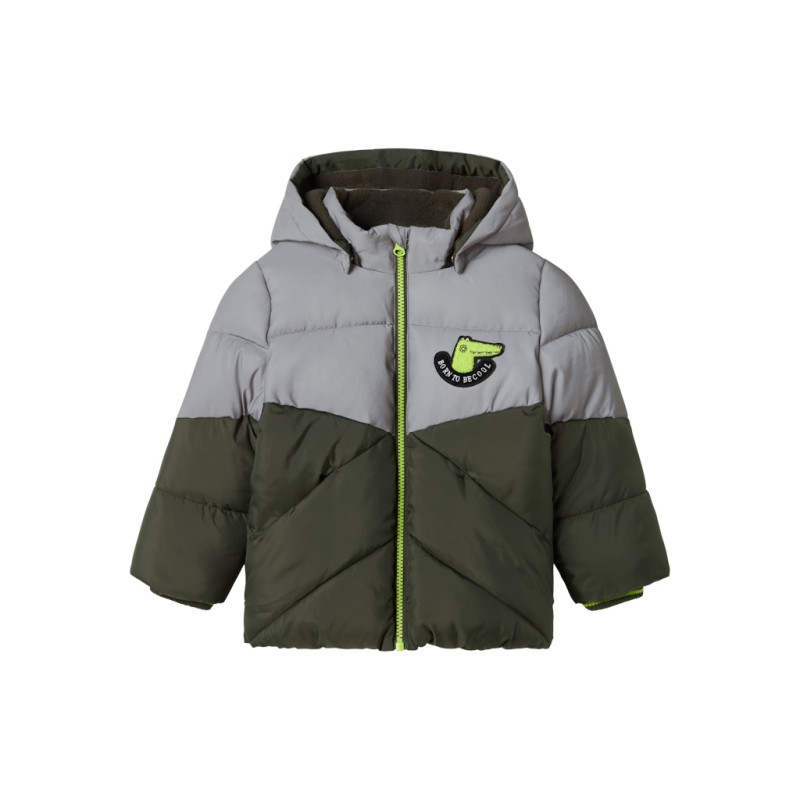 NAME IT MINI Morten Puffer Dino Jakke - Deep Depths