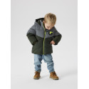 NAME IT MINI Morten Puffer Dino Jakke - Deep Depths