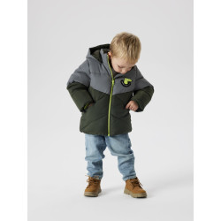 NAME IT MINI Morten Puffer Dino Jakke - Deep Depths