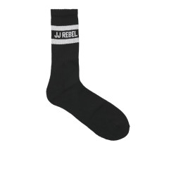 JJ REBEL Logo 5-Pak Tennis Sokker - Sort