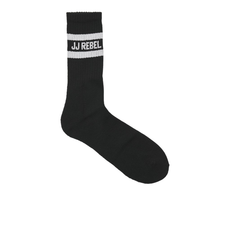 JJ REBEL Logo 5-Pak Tennis Sokker - Sort
