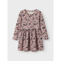 NAME IT MINI Aline L/S Kjole - Burnished Lilac