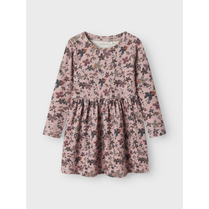 NAME IT MINI Aline L/S Kjole - Burnished Lilac