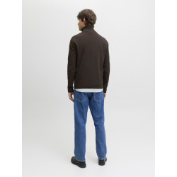 JJ REBEL Callum Strik Trøje - Chocolate Torte