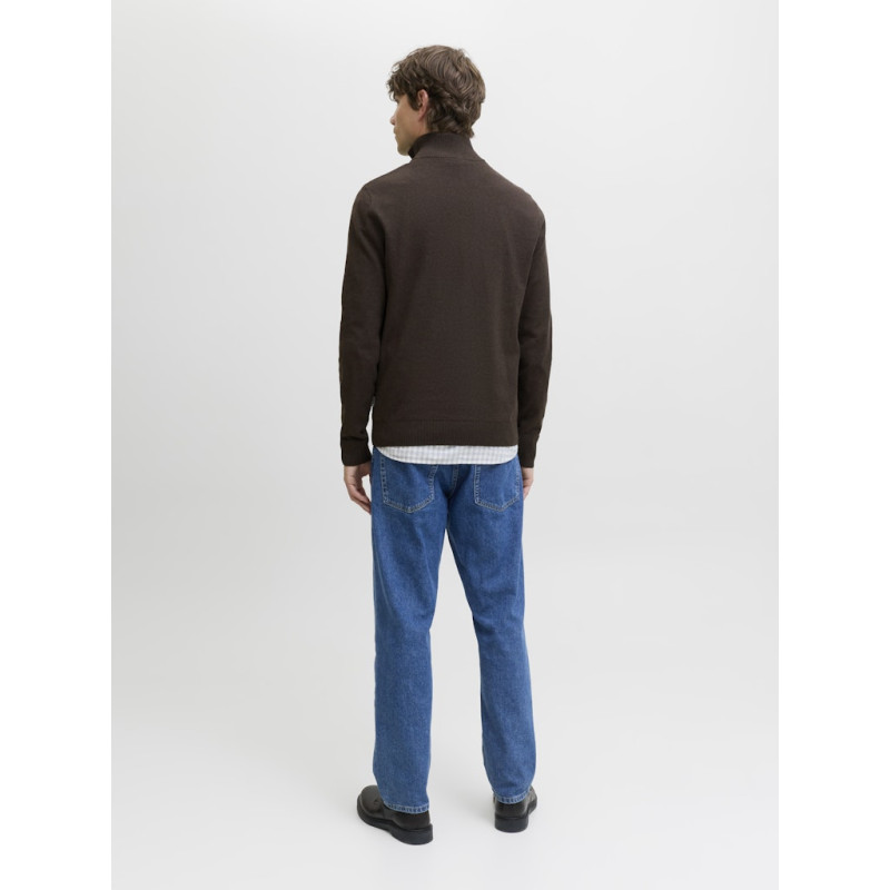 JJ REBEL Callum Strik Trøje - Chocolate Torte