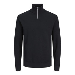 JJ REBEL Callum Strik Trøje - Sort