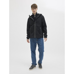 JJ REBEL Callum Strik Trøje - Sort