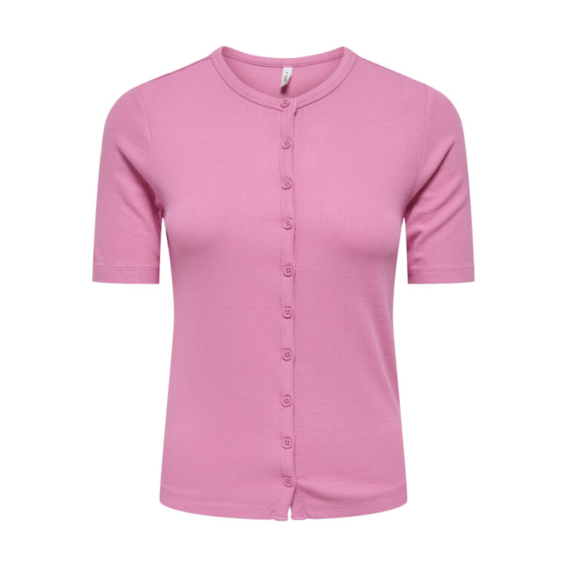 ONLY Nora S/S Cardigan - Wild Orchid