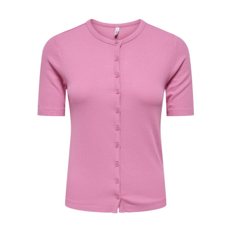 ONLY Nora S/S Cardigan - Wild Orchid